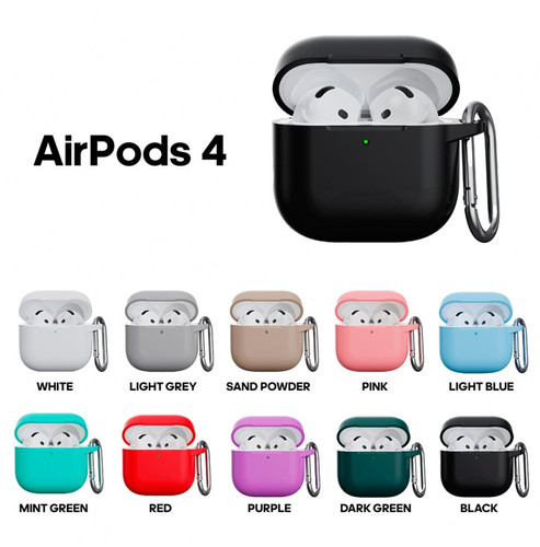 خرید کاور سیلیکونی مناسب برای کیس اپل 4ANC /AirPods 4 با بهترین کیفیت
