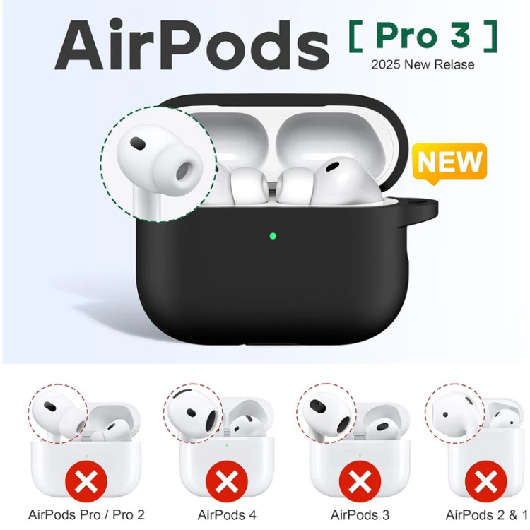 خرید کاور سیلیکونی ایرپاد پرو 3 | Airpods pro3 Silicone Case درجه یک اصل از دیجی اکسس