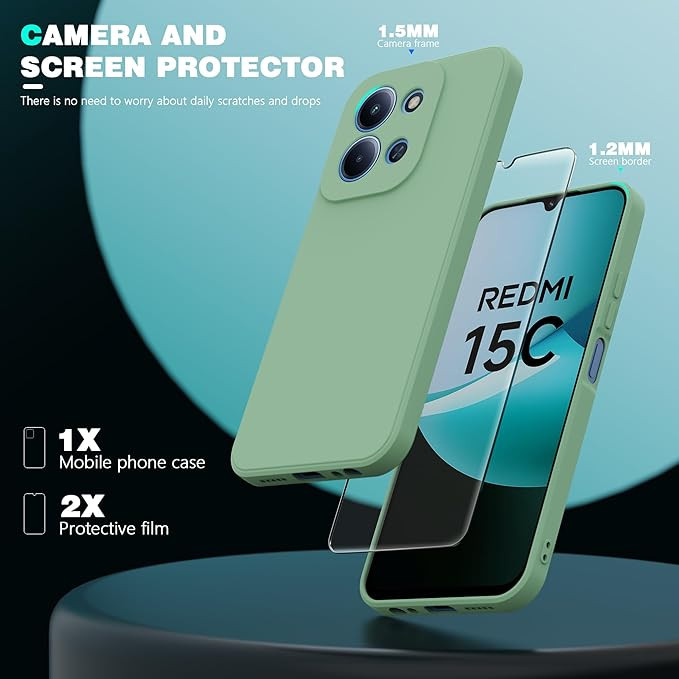 خریدقاب سیلیکونی اصل محافظ شیائومی Liquid Silicone Best Quality Case | Redmi 15C 4G از دیجی اکسس