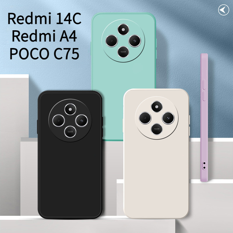 قاب سیلیکونی پاک کنی اورجینال درجه یک Xiaomi Redmi 14C / Redmi A4 / Poco C75