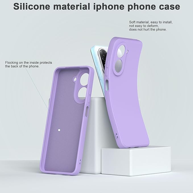 خریدقاب محافظ سیلیکونی محافظ لنز دار Liquid Silicone Slim Case | Xiaomi Redmi A5 4G از دیجی اکسس