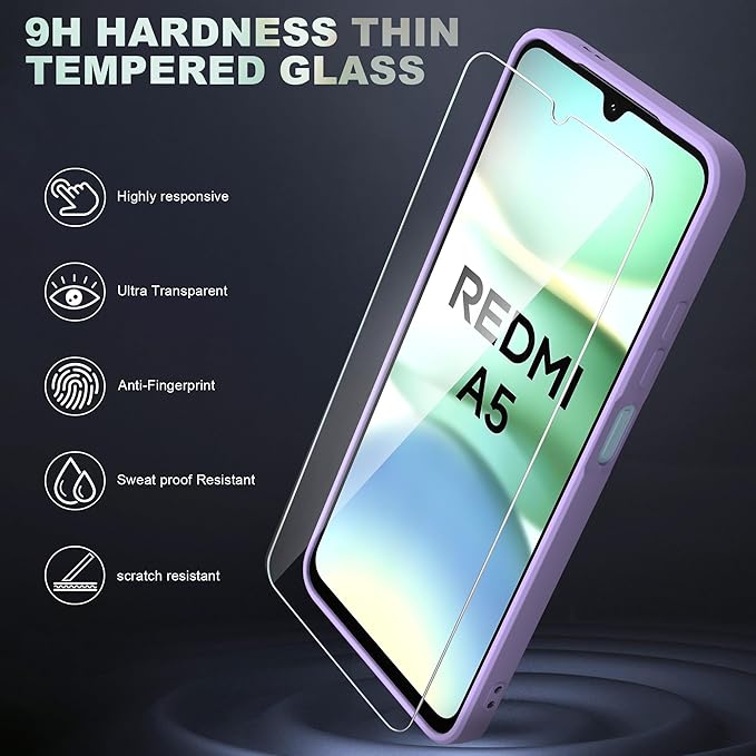 خریدقاب محافظ سیلیکونی محافظ لنز دار Liquid Silicone Slim Case | Xiaomi Redmi A5 4G از دیجی اکسس