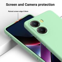 خرید قاب محافظ سیلیکونی محافظ لنز دار Liquid Silicone Slim Case | Poco X7 pro Silicone case از دیجی اکسس