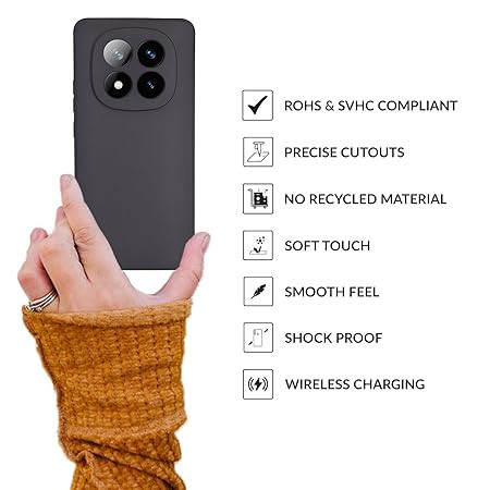 خرید قاب سیلیکونی شیائومی مدل ردمی نوت14 پرو پلاس / redmi note 14 pro plus محافظ دوربین دار ضدلک (100% اصلی) از دیجی اکسس