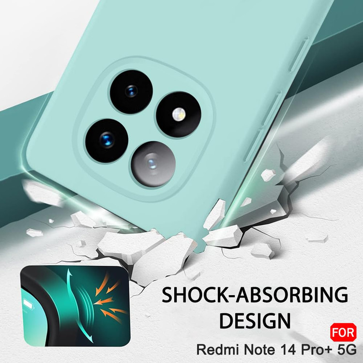 خرید قاب سیلیکونی شیائومی مدل ردمی نوت14 پرو پلاس / redmi note 14 pro plus محافظ دوربین دار ضدلک (100% اصلی) از دیجی اکسس