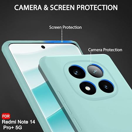 خرید قاب سیلیکونی شیائومی مدل ردمی نوت14 پرو پلاس / redmi note 14 pro plus محافظ دوربین دار ضدلک (100% اصلی) از دیجی اکسس