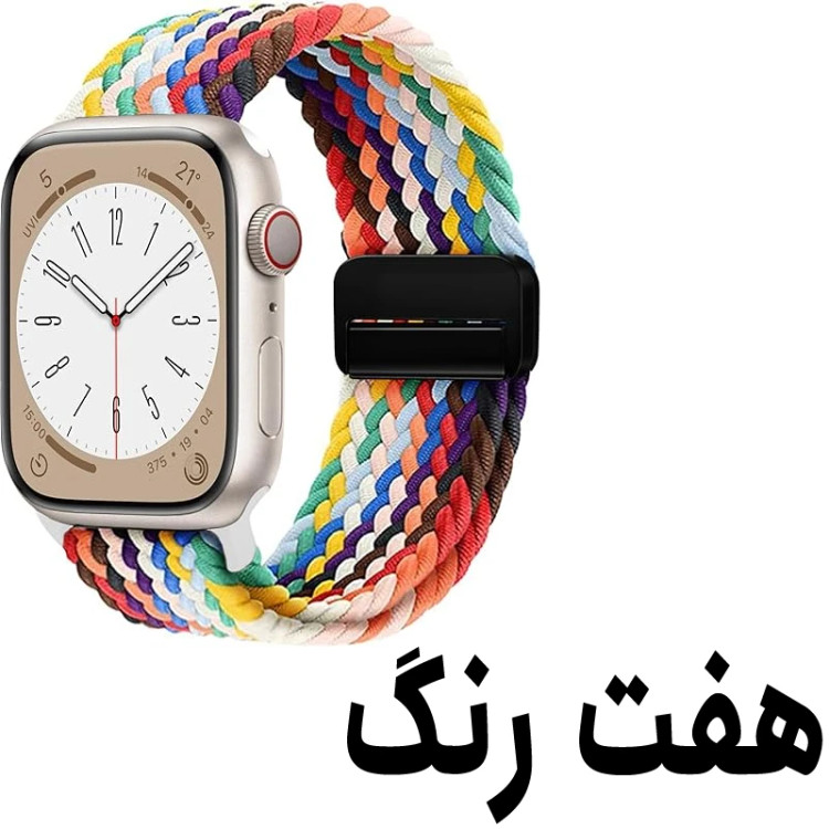 خرید بند سولو (بافت) مدل Braided-B مناسب برای اپل واچ سری 1/2/3/4/5/6/7/8/9سایز 38/40/41 میلی متری ضد حساسیت از دیجی اکسس