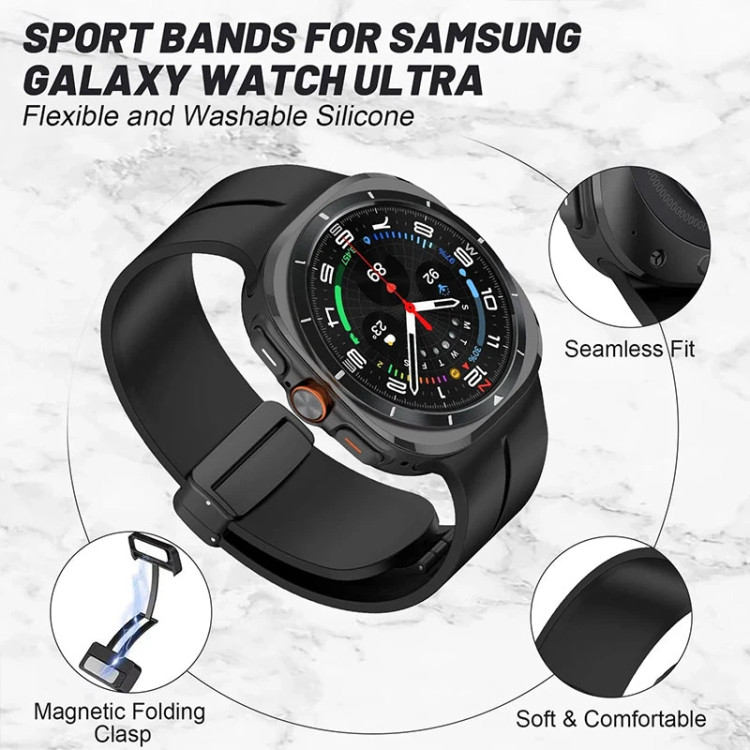 خرید بند سیلیکونی مگنتی مدل Magnetic Silicon مناسب برای ساعت هوشمند شیائومی Redmi Watch 5 Active ازدیجی اکسس