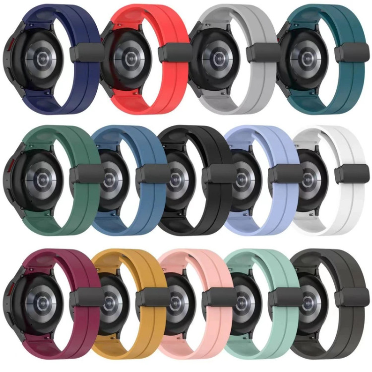 خرید بند سیلیکونی مگنتی مدل Magnetic Silicon مناسب برای ساعت هوشمند شیائومی Redmi Watch 5 Active ازدیجی اکسس