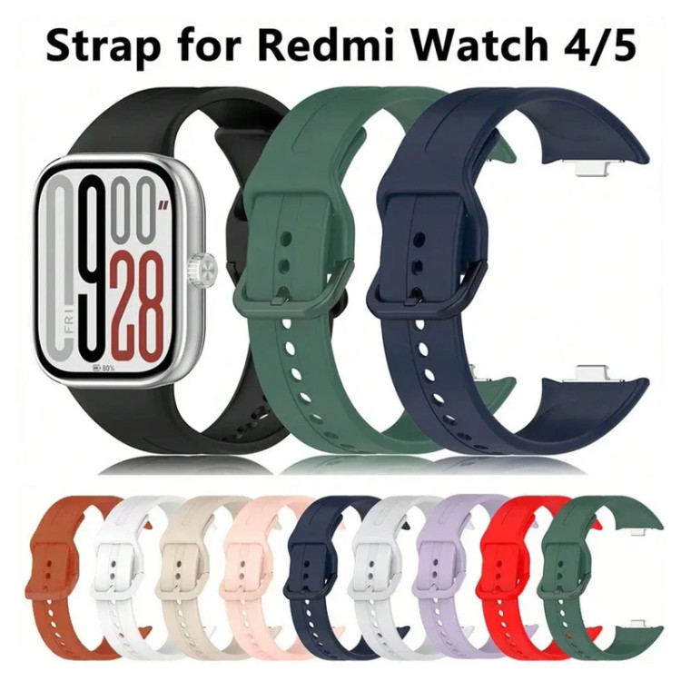 خرید بند سیلیکونی بند ساعت Redmi Watch 5 مدل سیلیکونی سگک دار با بهترین کیفیت از دیجی اکسس