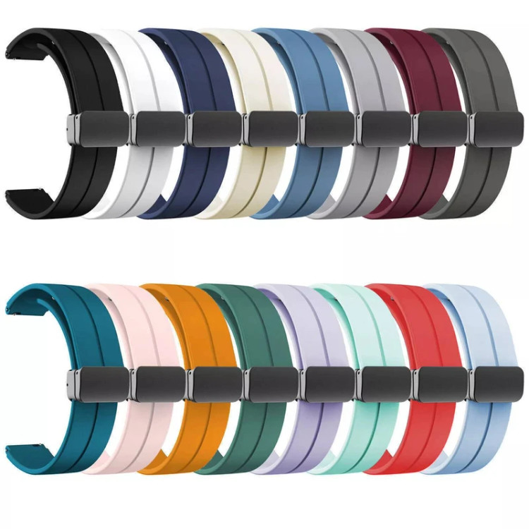 خرید بند سیلیکونی مدل Magnetic مناسب برای ساعت هوشمند گلوریمی Glorimi M1 Pro / M2 / M2 Pro / M2 Max / GS1 Pro / GS2 / GR1 از دیجی اکسس