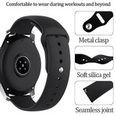 خرید بند سیلیکونی مدل Silic Beltx 22 مناسب برای ساعت هوشمند ایسوس Vivowatch / Zenwatch / Zen watch 2 men / Zenwatch 2 WI501Q New (22mm