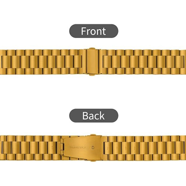 خرید بند استیل مدل 3bead Steel Metal مناسب برای ساعت هوشمند آمازفیت GTR 47mm/GTR 2/2e/3/3 Pro/4 از دیجی اکسس