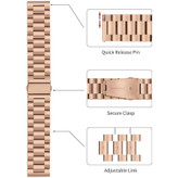 خرید بند استیل / فلزی مدل 3Bead GRDH مناسب برای ساعت هوشمند سامسونگ Galaxy Watch 8 40mm/44mm/Classic 46mm به همراه کاور از دیجی اکسس