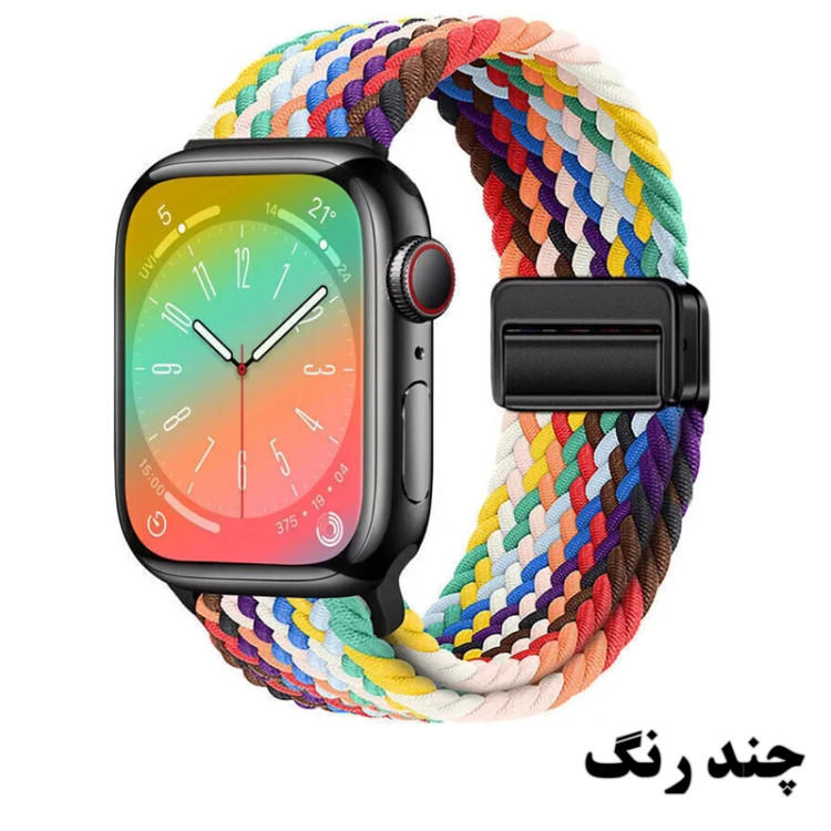 خرید بند سولو (بافت) مدل Braided Magnet مناسب برای اپل واچ Ultra 49 میلی متری از دیجی اکسس