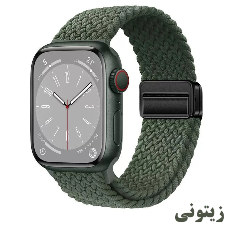خرید بند سولو (بافت) مدل Braided-B مناسب برای اپل واچ سری 1/2/3/4/5/6/7/8/9سایز 38/40/41 میلی متری ضد حساسیت از دیجی اکسس