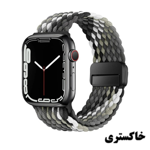 خرید بند سولو (بافت) مدل Braided-B مناسب برای اپل واچ سری 1/2/3/4/5/6/7/8/9سایز 38/40/41 میلی متری ضد حساسیت از دیجی اکسس