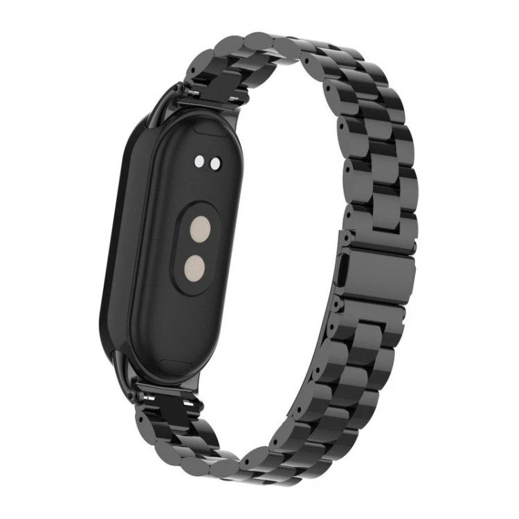 خرید بند استیل/فلزی مدل 3Bead مناسب برای مچ بند هوشمند شیائومی Mi Band 8/9– طراحی لوکس، اتصال مطمئن از دیجی اکسس