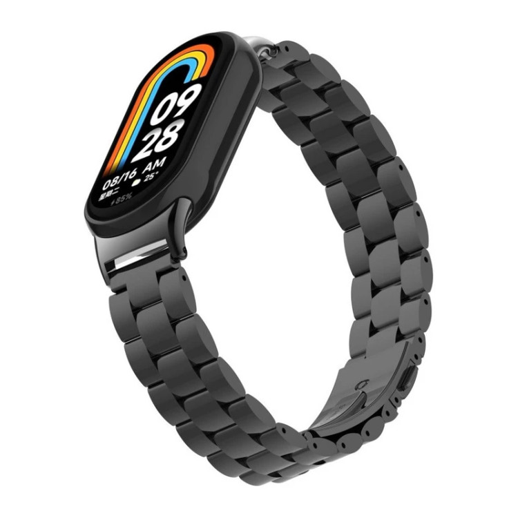 خرید بند استیل/فلزی مدل 3Bead مناسب برای مچ بند هوشمند شیائومی Mi Band 8/9– طراحی لوکس، اتصال مطمئن از دیجی اکسس