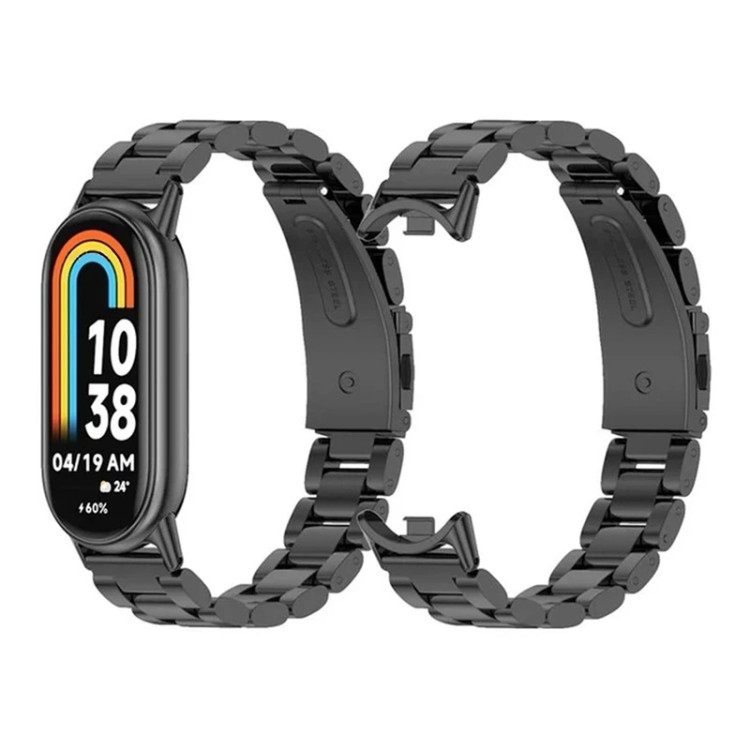 خرید بند استیل/فلزی مدل 3Bead مناسب برای مچ بند هوشمند شیائومی Mi Band 8/9– طراحی لوکس، اتصال مطمئن از دیجی اکسس