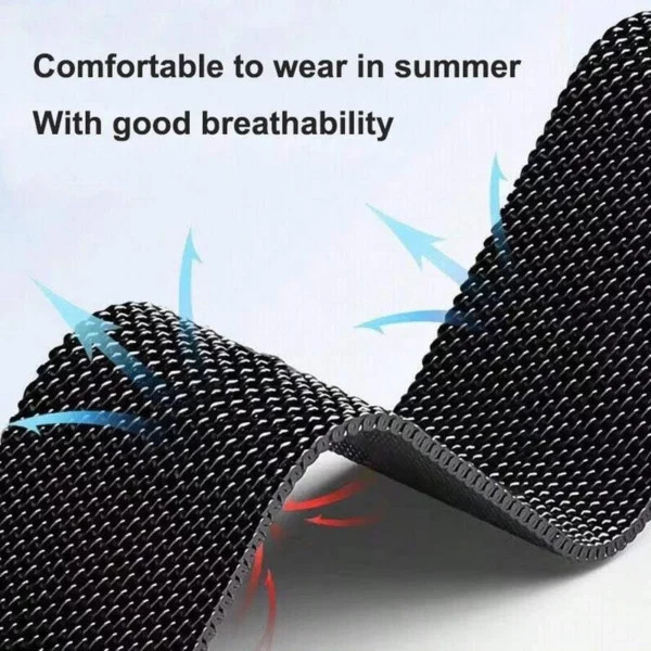 خرید بند میلانس/حصیری استیل مدل Milanese GRDS مناسب برای مچ بند هوشمند شیائومی /۹/۸/Mi Band 10 به همراه کاور