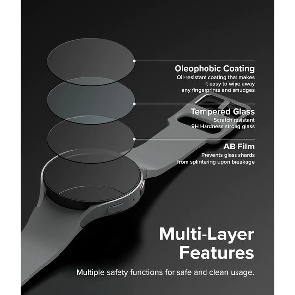 خرید محافظ صفحه نمایش مدل شیشه ای مناسب برای ساعت هوشمند سامسونگ گلگسی واچ 5 پرو Galaxy watch 5 pro 45mm از دیجی اکسس