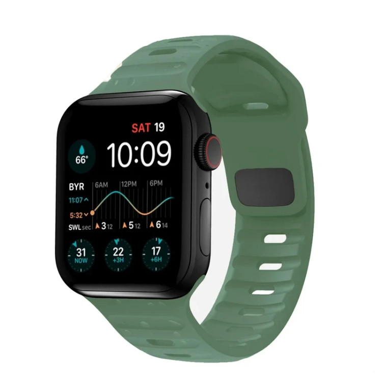 خرید بند سیلیکونی اسپیگن مدل SPIGEN SPORT برای اپل واچ سری SE/1/2/3/4/5/6/7/8/9/SE2021/SE2023/se ALUMINUM سایز 38 / 40 / 41 میلی متر از دیجی اکسس