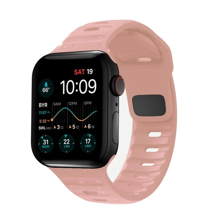 خرید بند سیلیکونی اسپیگن مدل SPIGEN SPORT برای اپل واچ سری SE/1/2/3/4/5/6/7/8/9/SE2021/SE2023/se ALUMINUM سایز 38 / 40 / 41 میلی متر از دیجی اکسس