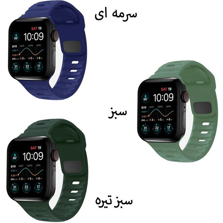 خرید بند سیلیکونی اسپیگن مدل SPIGEN SPORT برای اپل واچ سری SE/1/2/3/4/5/6/7/8/9/SE2021/SE2023/se ALUMINUM سایز 38 / 40 / 41 میلی متر از دیجی اکسس