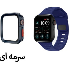 خرید بند سیلیکونی اسپیگن مدل SPIGEN SPORT برای اپل واچ سری se/1/2/3/4/5/6/7/8/9/se2021/se2023/se aluminumسایز 38 / 40 / 41 میلی متر به همراه کاور دیفندر از دیجی اکسس