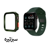 خرید بند سیلیکونی اسپیگن مدل SPIGEN SPORT برای اپل واچ سری se/1/2/3/4/5/6/7/8/9/se2021/se2023/se aluminumسایز 38 / 40 / 41 میلی متر به همراه کاور دیفندر از دیجی اکسس