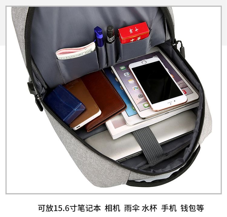 خرید کوله FE دارای پورت USB مناسب برای لب تاپ و وسایل شخصی