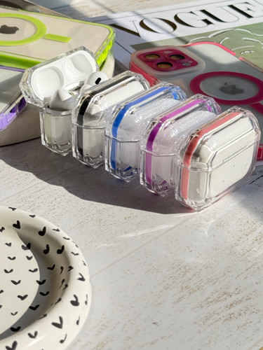 خرید کاور ایرپاد ست قاب مگ سیف دار رنگی (کدa0141) airpods 1/2 از دیجی اکسس