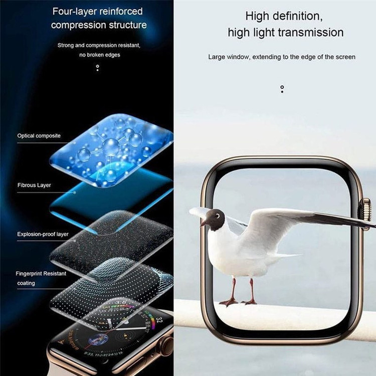 خرید گلس/محافظ نانو صفحه نمایش ساعت هوشمند اپل واچ سایز 45 میلی متر سری۱/۲/۳/۴/۵/۶/۷/۸/۹ از دیجی اکسس