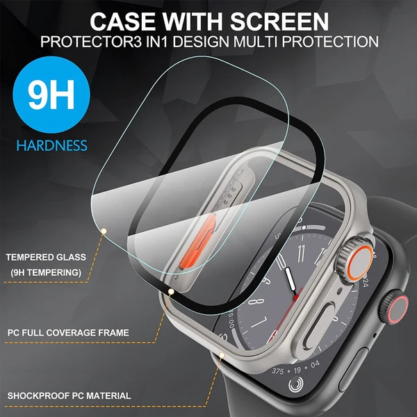 خرید کاور Ultra Design مناسب برای اپل واچ سری SE/1/2/3/4/5/6/7/8/9/AluminumCase سایز 44 میلی متری از دیجی اکسس