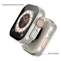 خرید کاور ساعت هوشمند مدل Full Cover مناسب برای اپل واچ Ultra 49 mm به همراه محافظ صفحه نمایش از دیجی اکسس