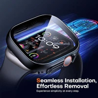 خرید کاور ساعت هوشمند مدل Full Cover مناسب برای اپل واچ Ultra 49 mm به همراه محافظ صفحه نمایش از دیجی اکسس