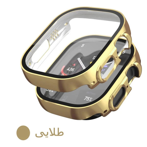 خرید کاور ساعت هوشمند مدل Full Cover مناسب برای اپل واچ Ultra 49 mm به همراه محافظ صفحه نمایش از دیجی اکسس