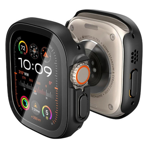 خرید کاور ساعت هوشمند مدل Full Cover مناسب برای اپل واچ Ultra 49 mm به همراه محافظ صفحه نمایش از دیجی اکسس