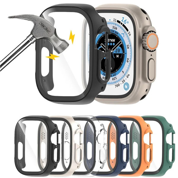 خرید کاور ساعت هوشمند مدل Full Cover مناسب برای اپل واچ Ultra 49 mm به همراه محافظ صفحه نمایش از دیجی اکسس