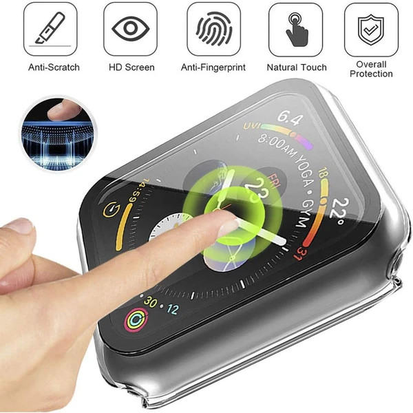 خرید کاور ساعت هوشمند مدل Full Cover مناسب برای اپل واچ Ultra 49 mm به همراه محافظ صفحه نمایش از دیجی اکسس