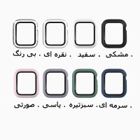 خرید کاور مدل Full-Wm مناسب برای اپل واچ سری se/1/2/3/4/5/6/7/8/9/2021/2023/aluminum case سایز 45 میلی متری به همراه محافظ صفحه نمایش از دیجی اکسس