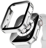 خرید کاور مدل Full-Wm مناسب برای اپل واچ سری se/1/2/3/4/5/6/7/8/9/2021/2023/aluminum case سایز 45 میلی متری به همراه محافظ صفحه نمایش از دیجی اکسس