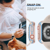 خرید کاور مدل Full-Wm مناسب برای اپل واچ سری se/1/2/3/4/5/6/7/8/9/2021/2023/aluminum case سایز 45 میلی متری به همراه محافظ صفحه نمایش از دیجی اکسس