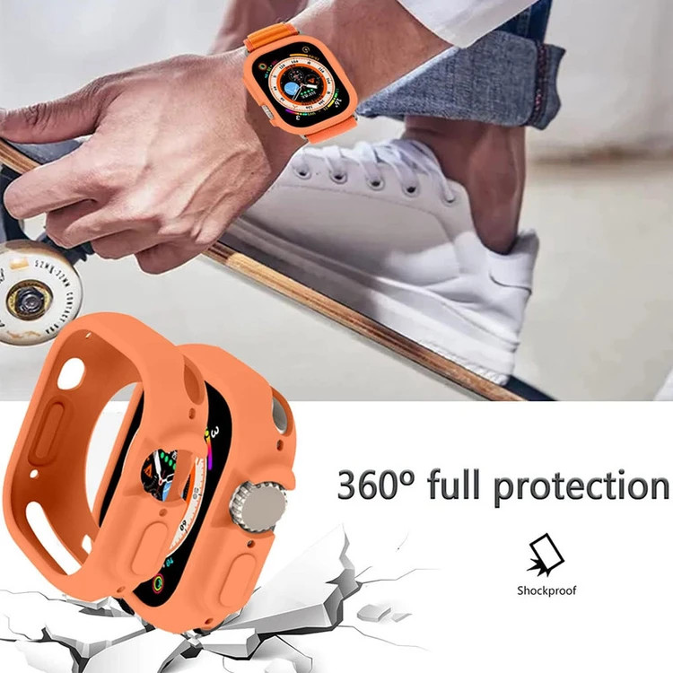 خرید کاور ساعت هوشمند مدل silicon bumper مناسب برای اپل واچ Ultra / Ultra 2 49 mm با بهترین کیفیت از دیجی اکسس