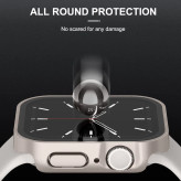 خرید کاور مدل Full Cover مناسب برای اپل واچ سری se/1/2/3/4/5/6/7/8/9/2021/2023/aluminum case سایز 44 میلی متری به همراه محافظ صفحه نمایش از دیجی اکسس