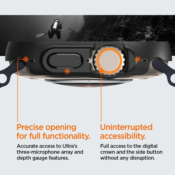 خرید کاور مدل Full Cover مناسب برای اپل واچ Ultra / Ultra 2/Ultra 3 49 mm به همراه محافظ صفحه نمایش از دیجی اکسس