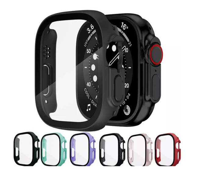 خرید کاور مدل Full Cover مناسب برای اپل واچ Ultra / Ultra 2/Ultra 3 49 mm به همراه محافظ صفحه نمایش از دیجی اکسس