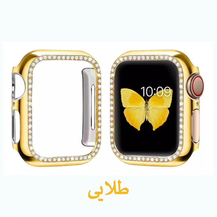 خرید کاور نگینی مدل GEM BUMPER مناسب برای اپل واچ سری SE/1/2/3/4/5/6/7/8/9/AluminumCase سایز 45 میلی متری از دیجی اکسس