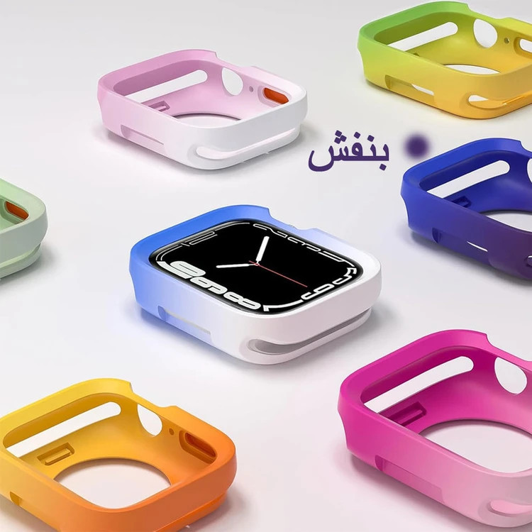 خرید کاور مدل COLOR FULL مناسب برای اپل واچ سری SE/1/2/3/4/5/6/7/8/9/AluminumCase سایز 44 میلی متری از دیجی اکسس